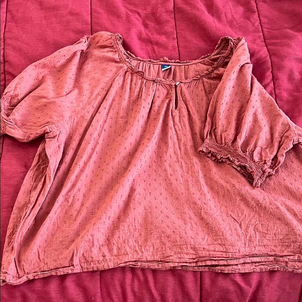 Old Navy Dusty Rose Blouse